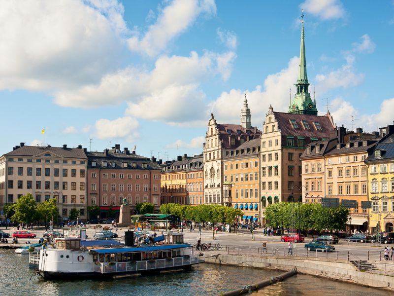 Anleger für Schiffe in Stockholm