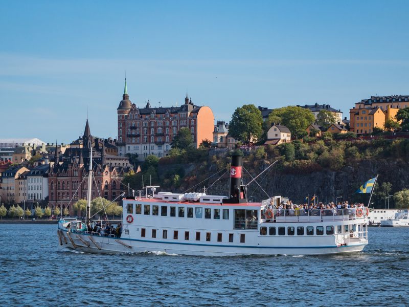 Bootsfahrt ab Stockholm Richtung Schären
