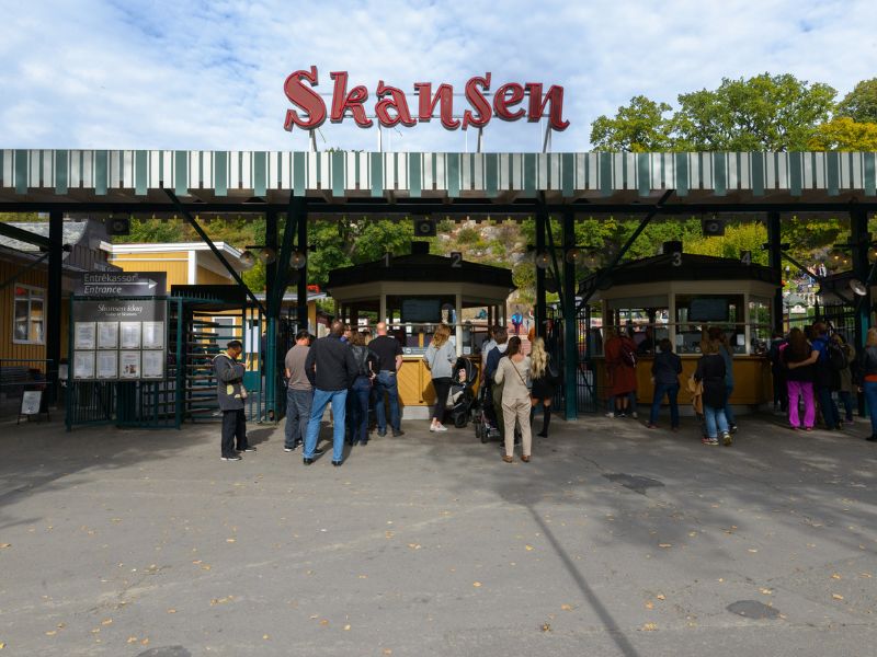 Auch das Freilichtmuseum Skansen ist im Stockholm Pass inklusive.