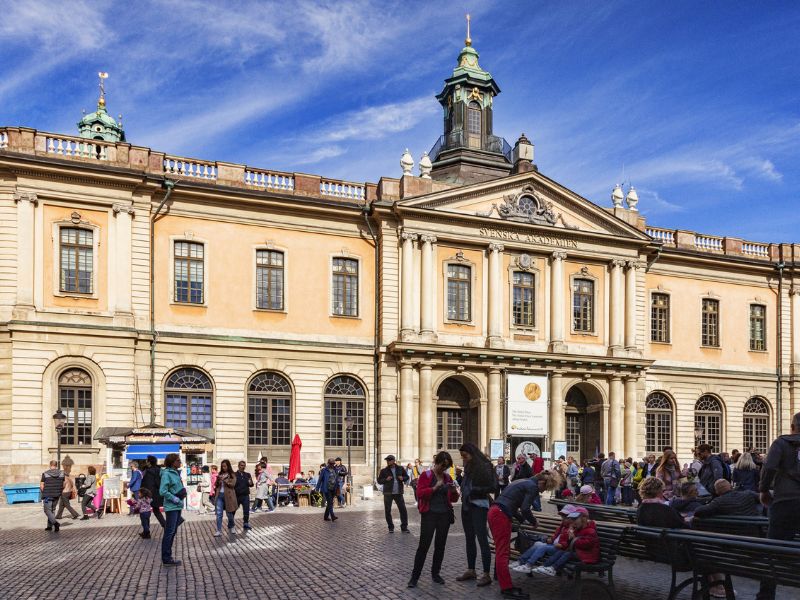 Das Nobelpreis Museum liegt in der Altstadt Gamla Stan