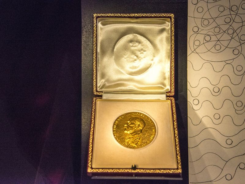 Die wertvolle Nobelpreis Medaille