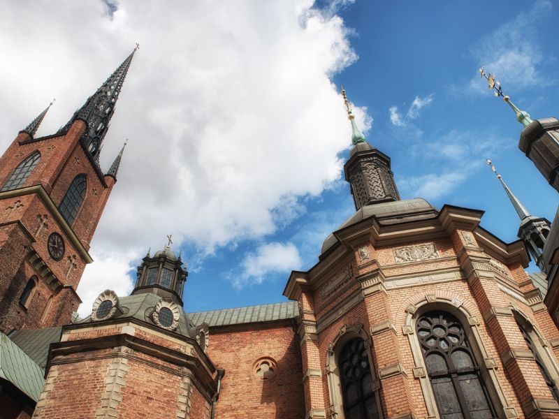 Optisches Highlight in Stockholm ist Riddarholmskyrkan