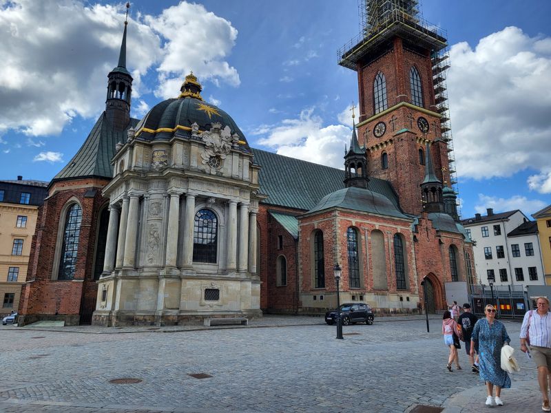Berühmte Kirche Riddarholmskyrkan