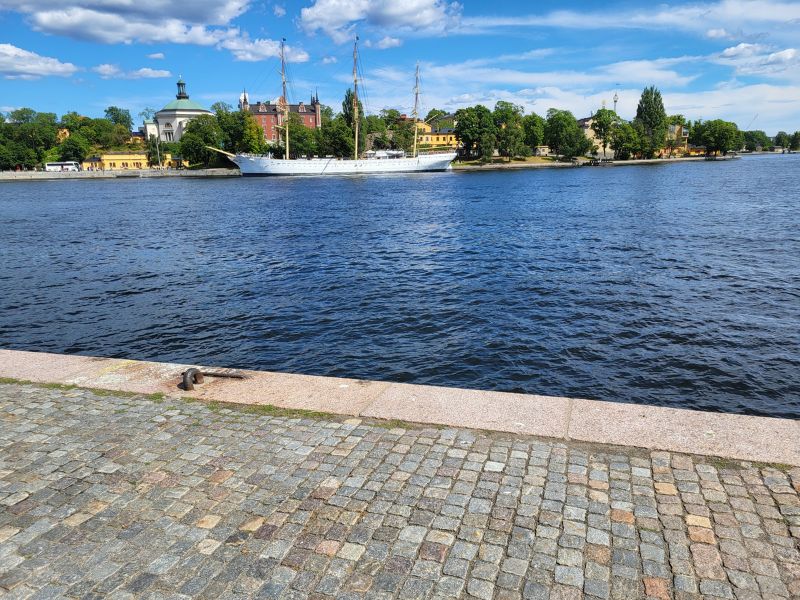 Blick von der Altstadt rüber nach Skeppsholmen